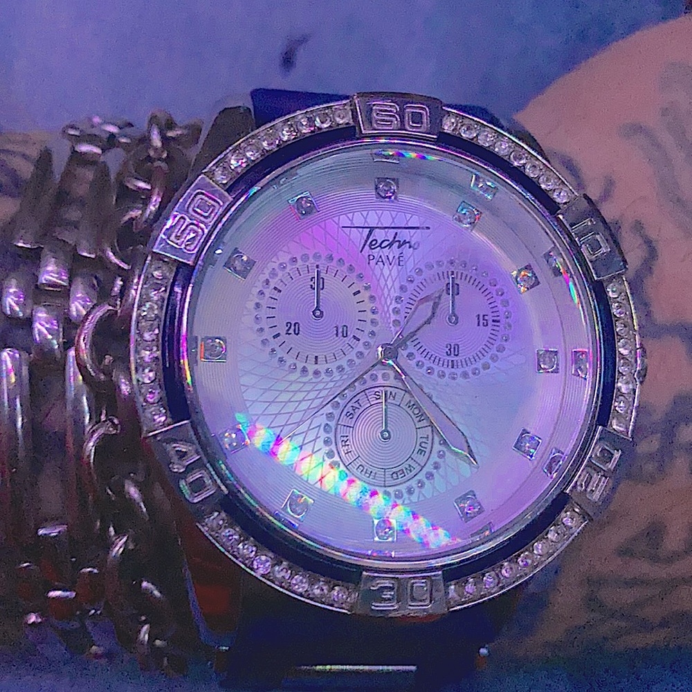TENCHO WATCH NICE: CROSSnCHAIN:LUIGI SET: This is a set bought together.